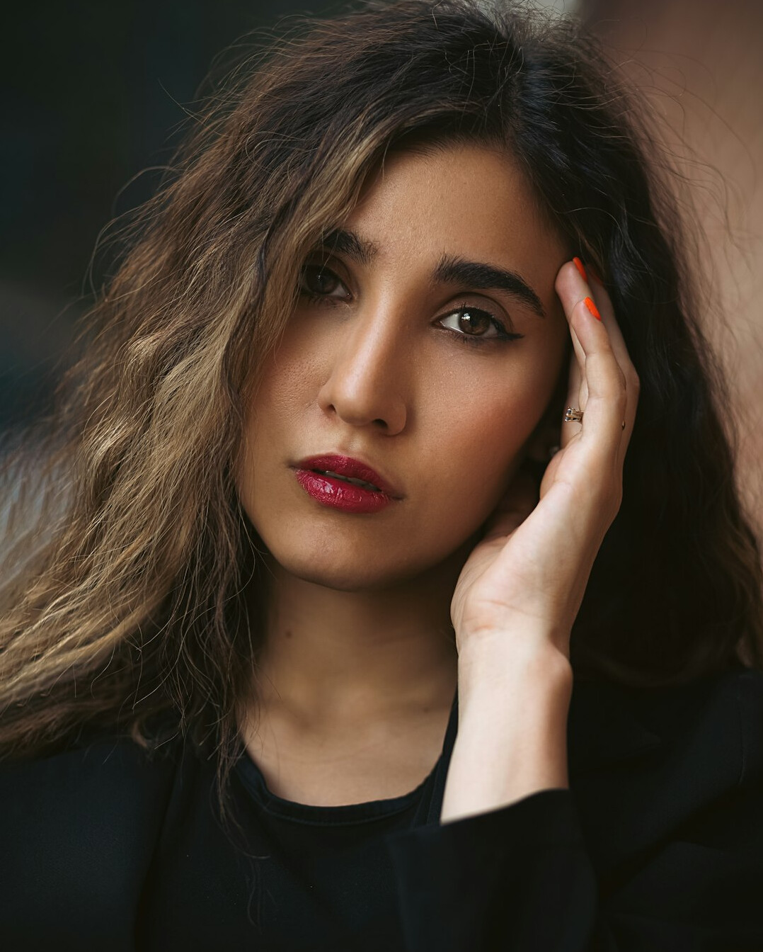 Turkish woman crisis management director professional headshot